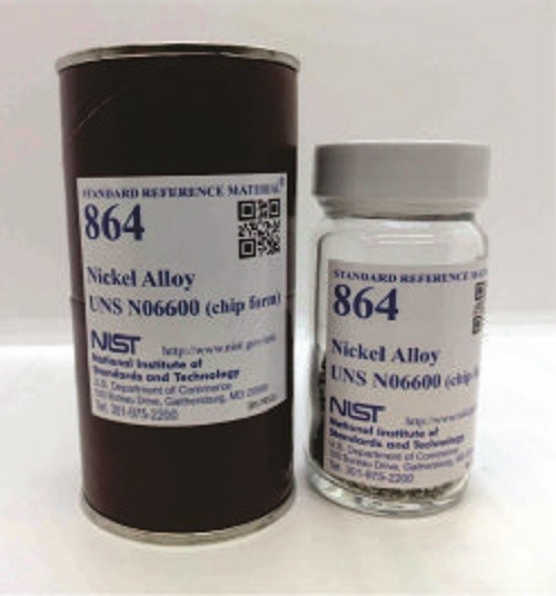 SRM 864  鎳合金UNS N 06600(晶片形式)標準品