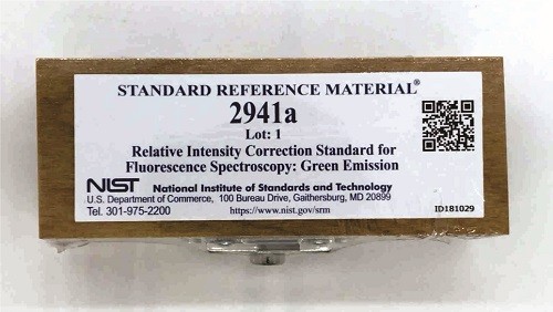 SRM 2941a    熒光光譜相對強度校正標準：綠色發射